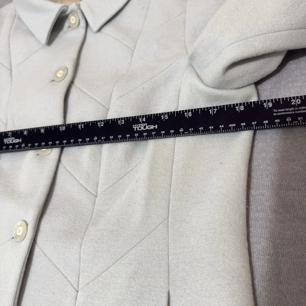 Rena Lange Evening Jacket Womens 12 Dove Gray Wool Lined AS‎ SEEN ON QUEEN SONJA